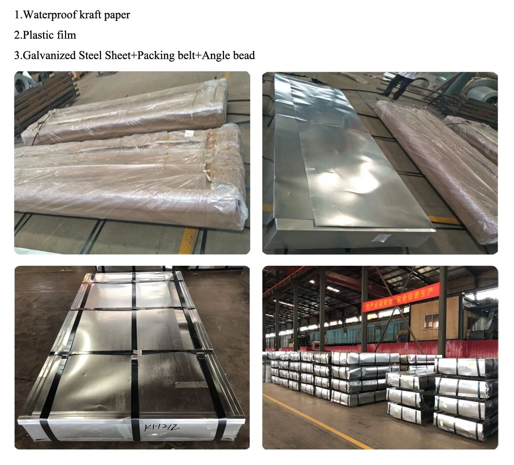 Regular Spangle Dx51d Zinc Coated Z275 Gi Galvanized Steel Sheet