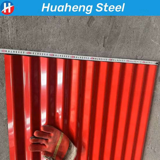 Calibre 28 Dx51d Galvalume sumergido en caliente prepintado con recubrimiento de color/metal galvanizado Gi PPGI SGCC Techos corrugados Techos de hierro Precio de hoja de bobina de acero