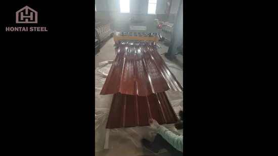 18 20 22 Hojas de techo de zinc galvanizado corrugado de calibre Hierro Metal Recubierto de color Hoja para techos de acero Precios de estaño